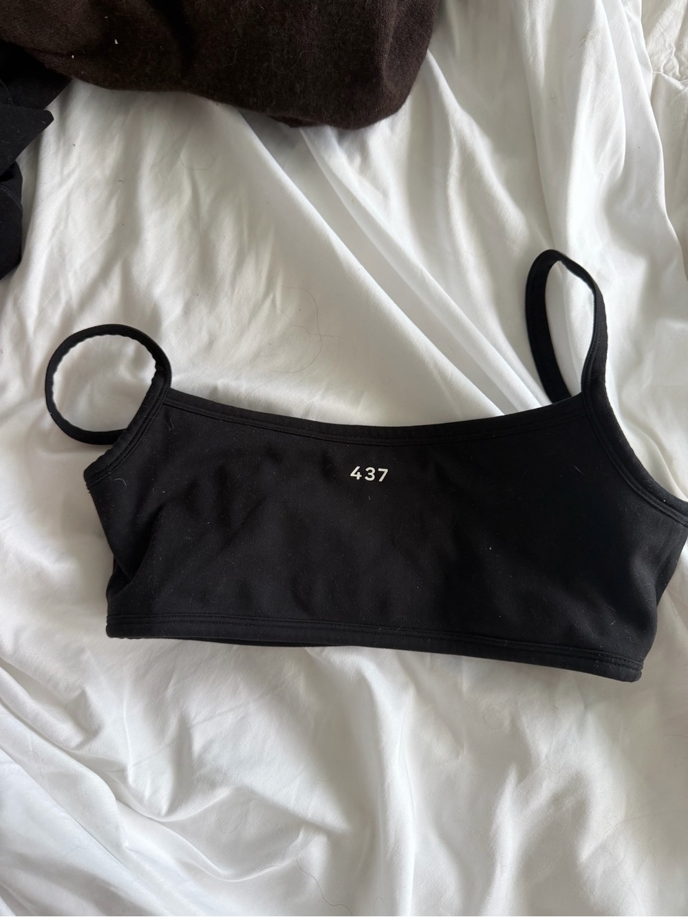 Black 437 Bralette Sports Bra
